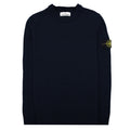 Stone Island 508a3 Crew Knit Sweater Navy Blue V0020