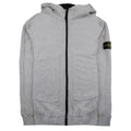 Stone Island Fleck Zip Hoody Light Grey