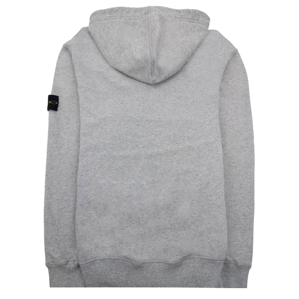Stone Island Fleck Zip Hoody Light Grey
