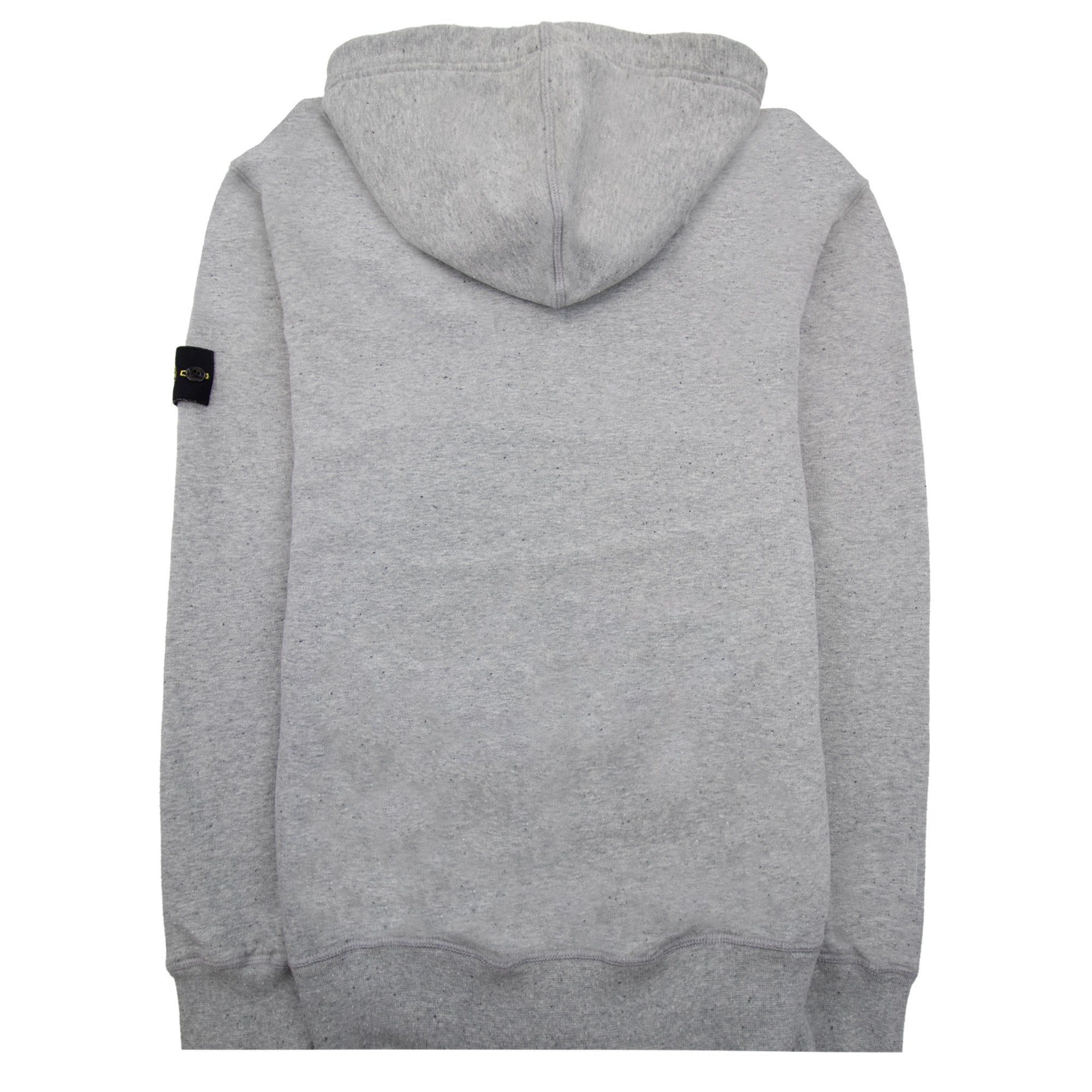 Stone Island Fleck Zip Hoody Light Grey
