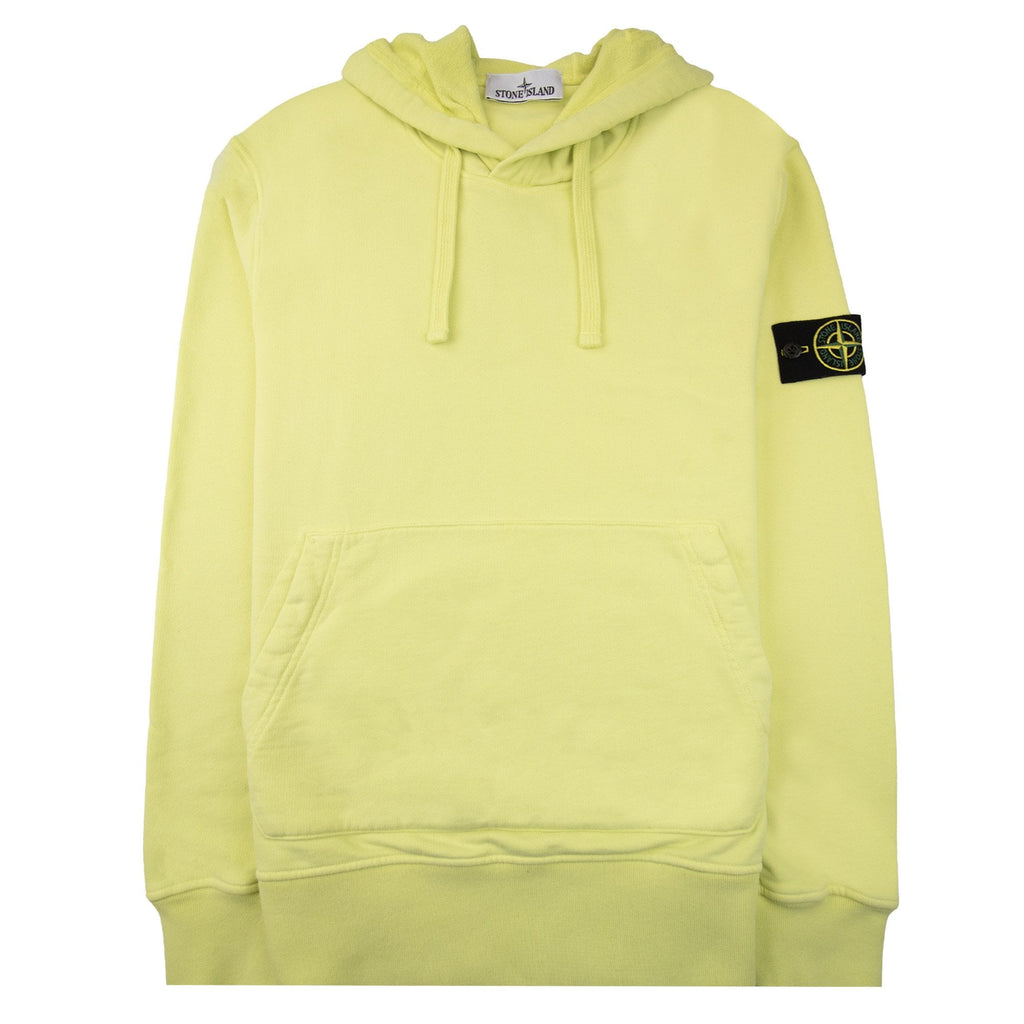 Stone Island 64120 Hoodied Sweatshirt Lemon V0031