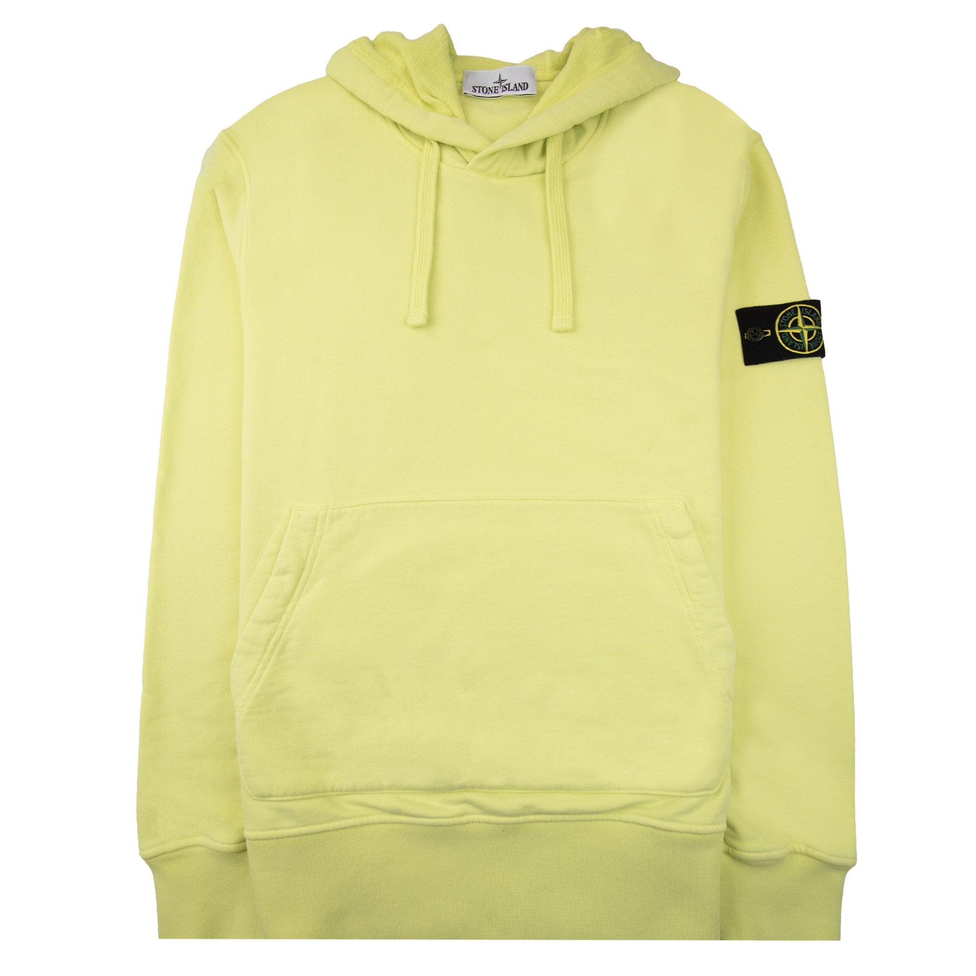 Stone Island 64120 Hoodied Sweatshirt Lemon V0031