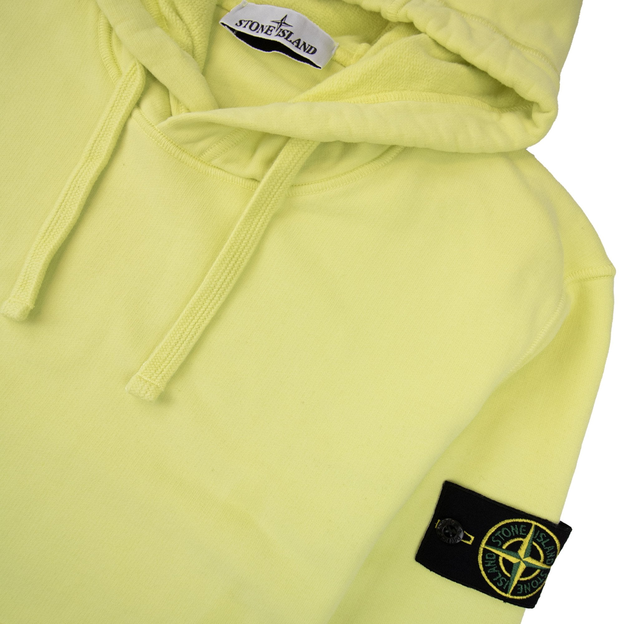 Stone Island 64120 Hoodied Sweatshirt Lemon V0031