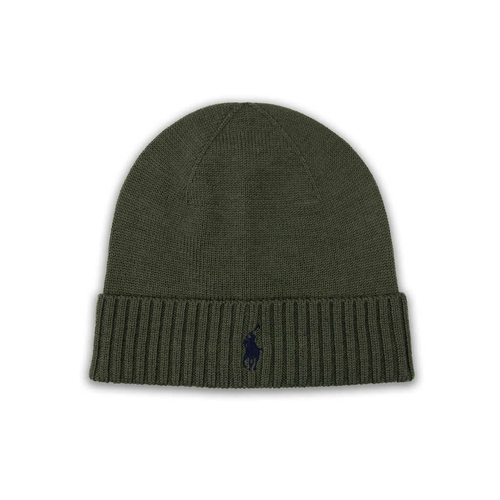 Polo Ralph Lauren Classic Logo Knitted Hat Khaki