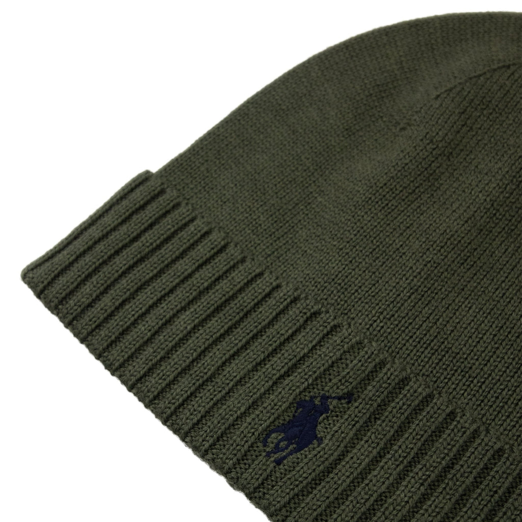 Polo Ralph Lauren Classic Logo Knitted Hat Khaki