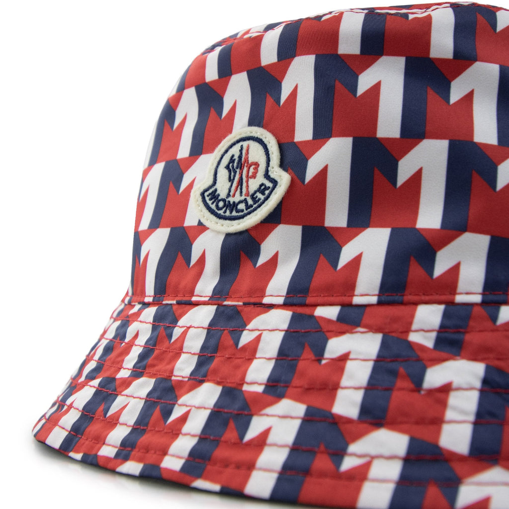 Moncler Logo Reversible Bucket Hat Navy 778