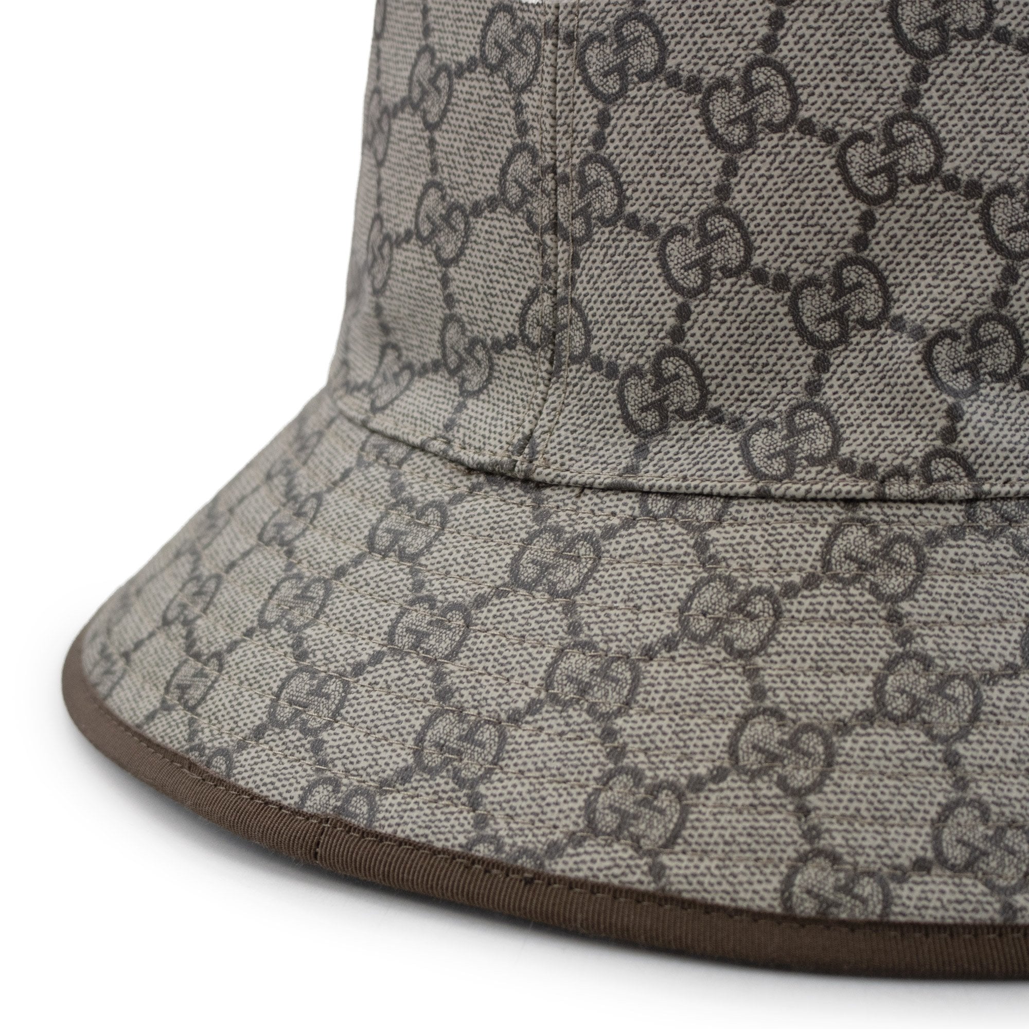Gucci Gg Monogram Grain Bucket Hat Beige