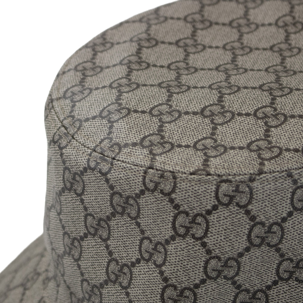 Gucci Gg Monogram Grain Bucket Hat Beige