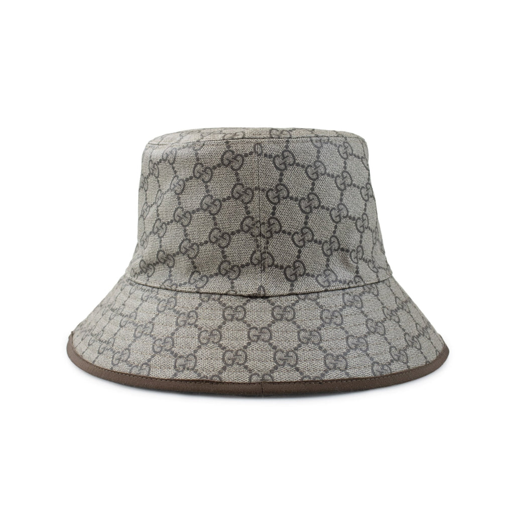 Gucci Gg Monogram Grain Bucket Hat Beige