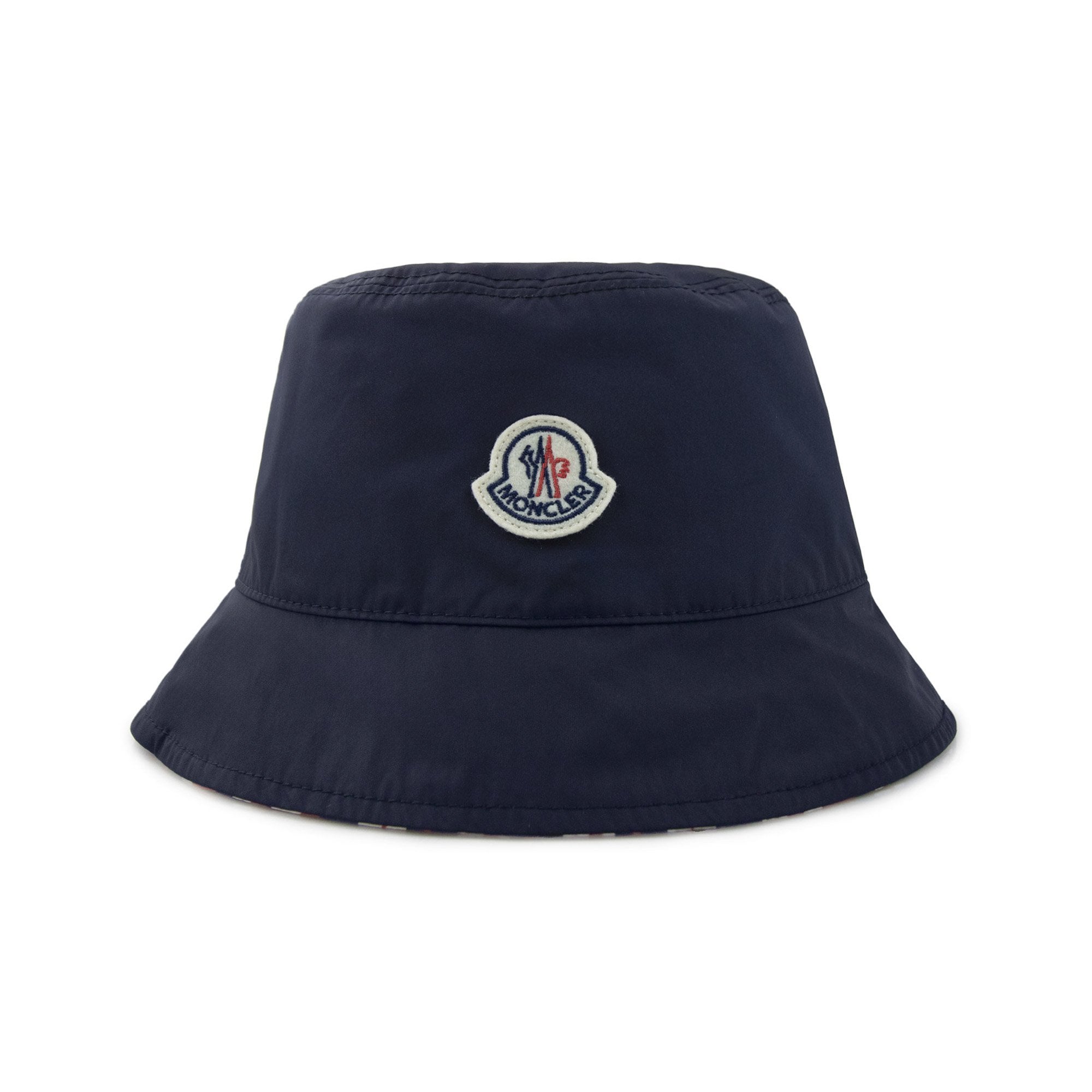 Moncler Logo Reversible Bucket Hat Navy 778