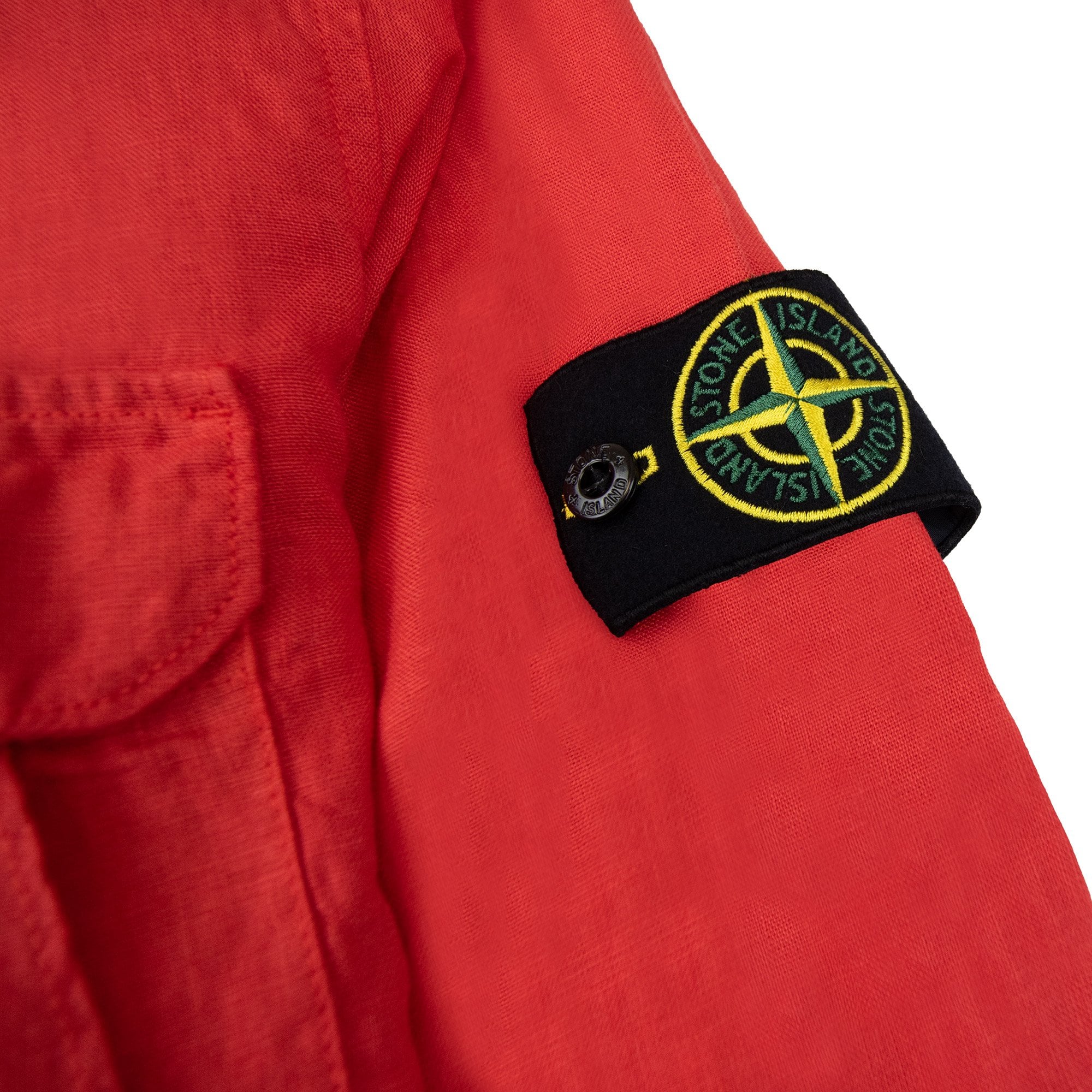 Stone Island Linen Shirt Red