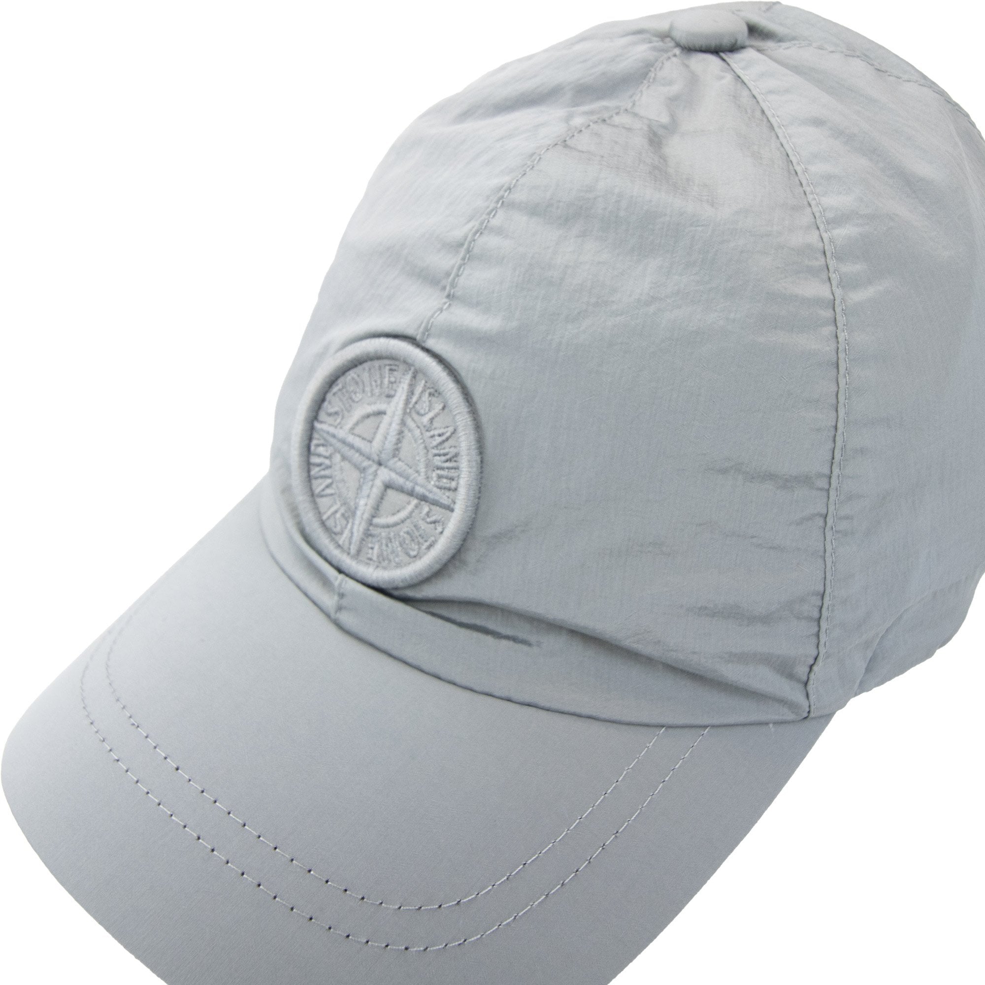 Stone Island Junior 90364 Nylon Metal Embroidered Cap Dust Grey V0064