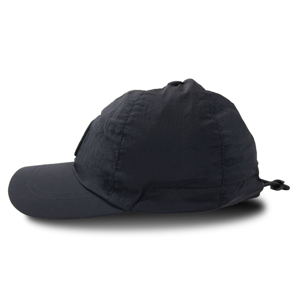Stone Island Junior 90364 Nylon Metal Embroidered Cap Black V0029