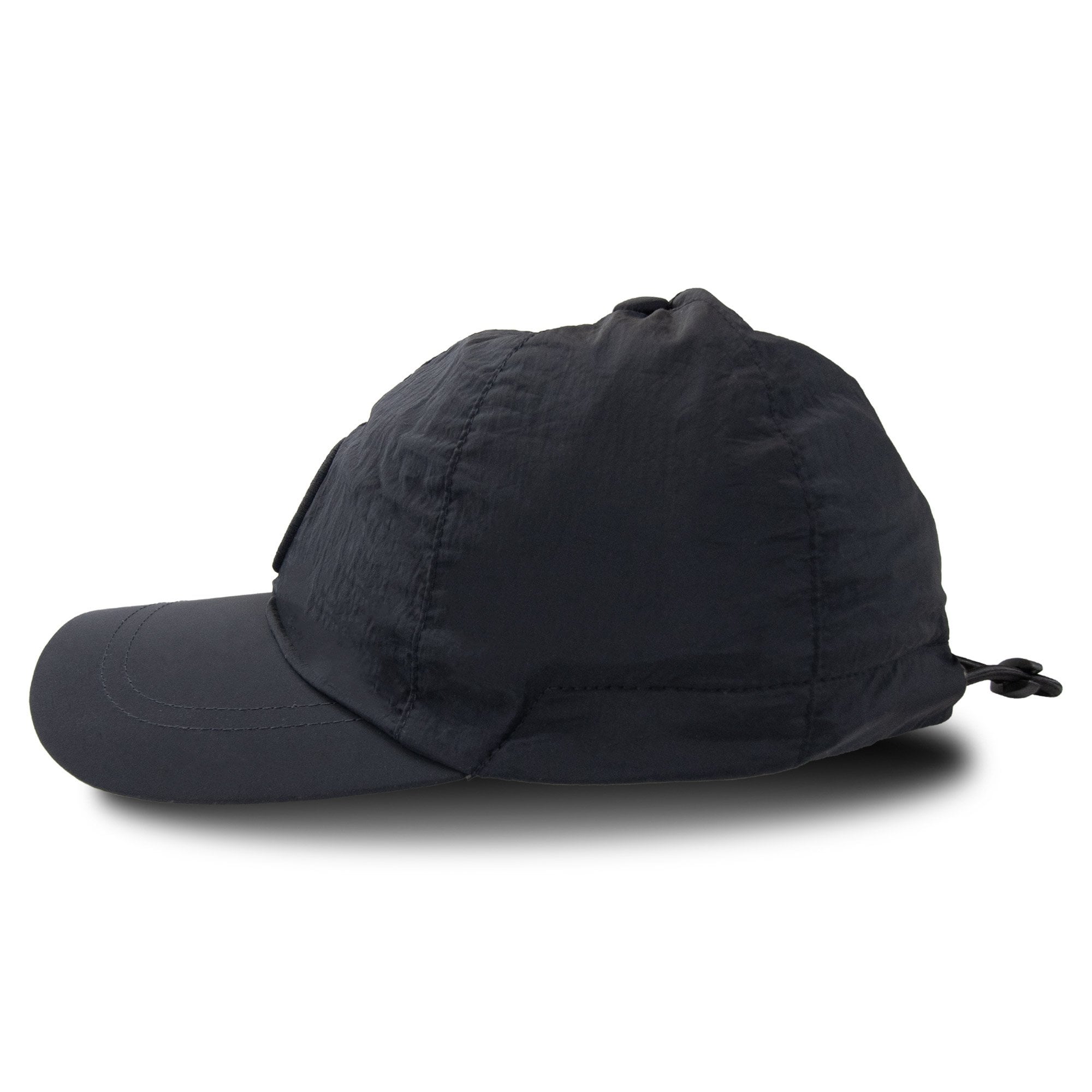 Stone Island Junior 90364 Nylon Metal Embroidered Cap Black V0029