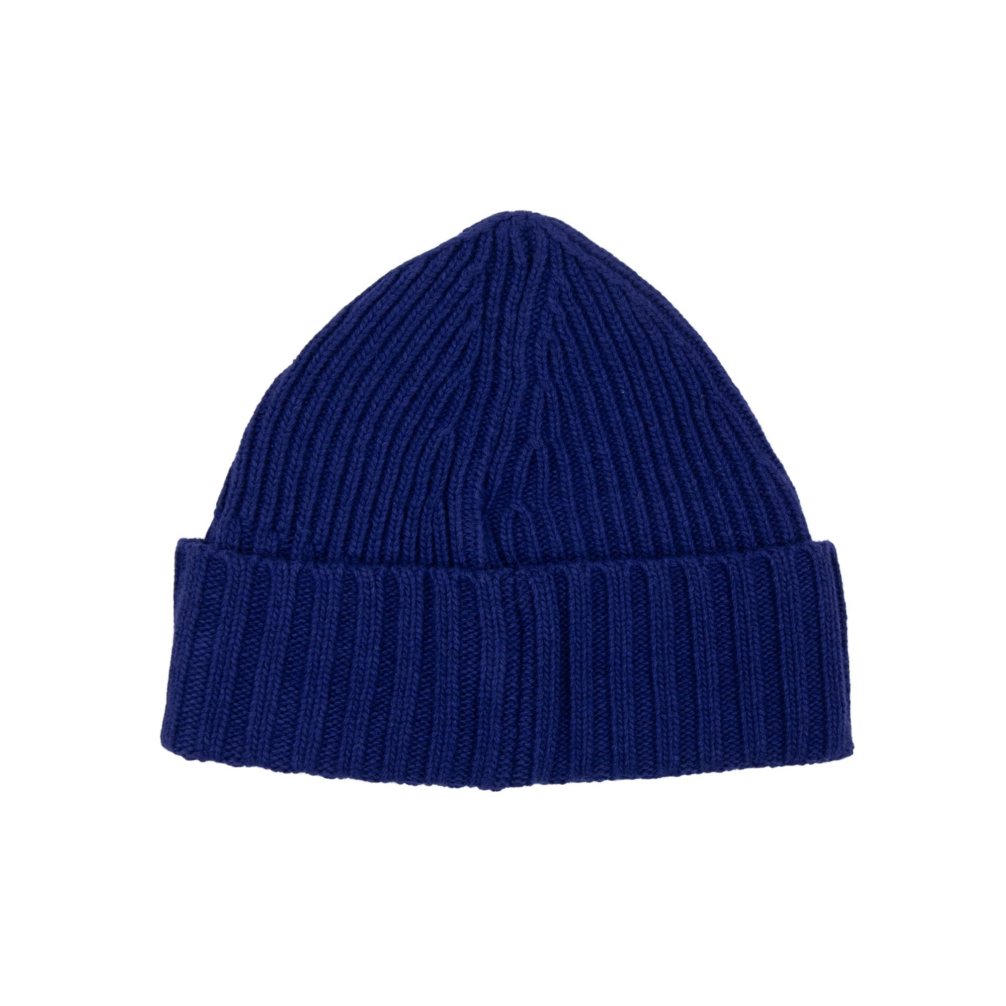Stone Island Junior N03z3 Wool Ribbed Beanie Electric Blue V0022