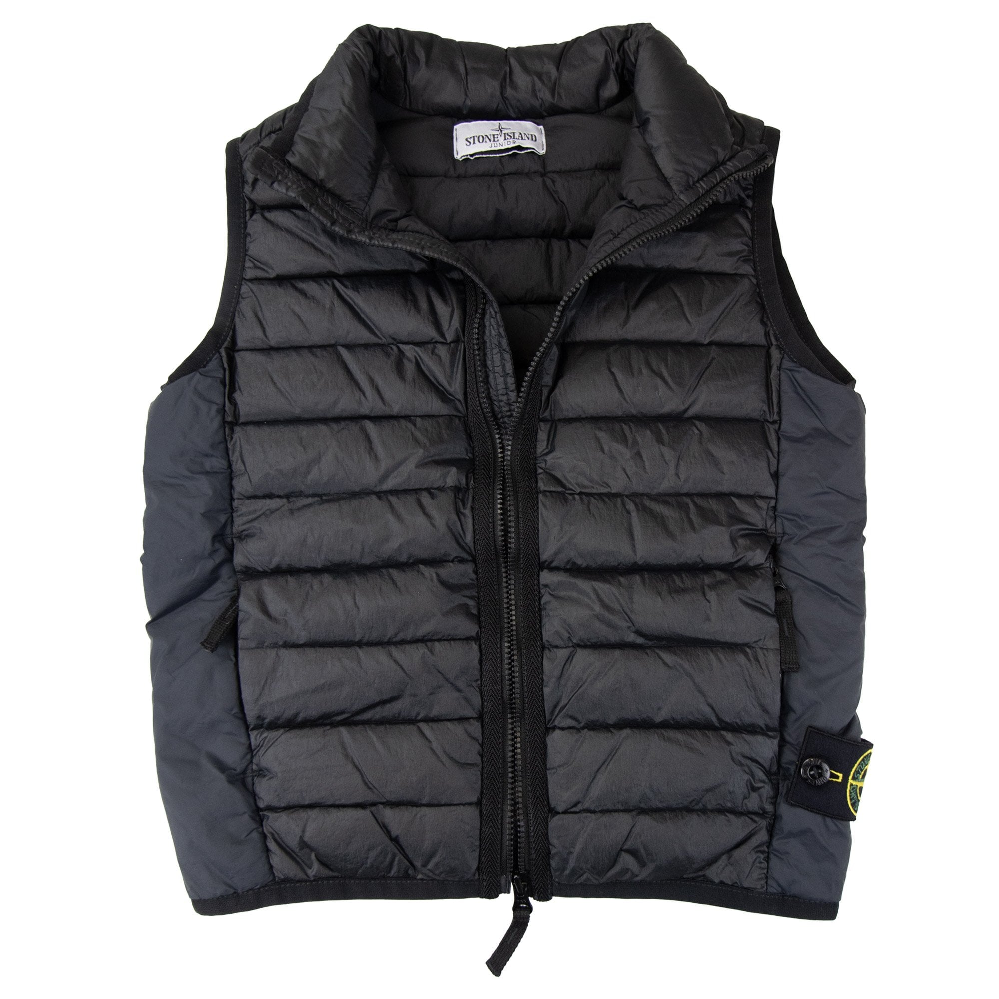Stone Island Junior G0224 Loom Woven Chambers R-nylon Down-tc Black V0029