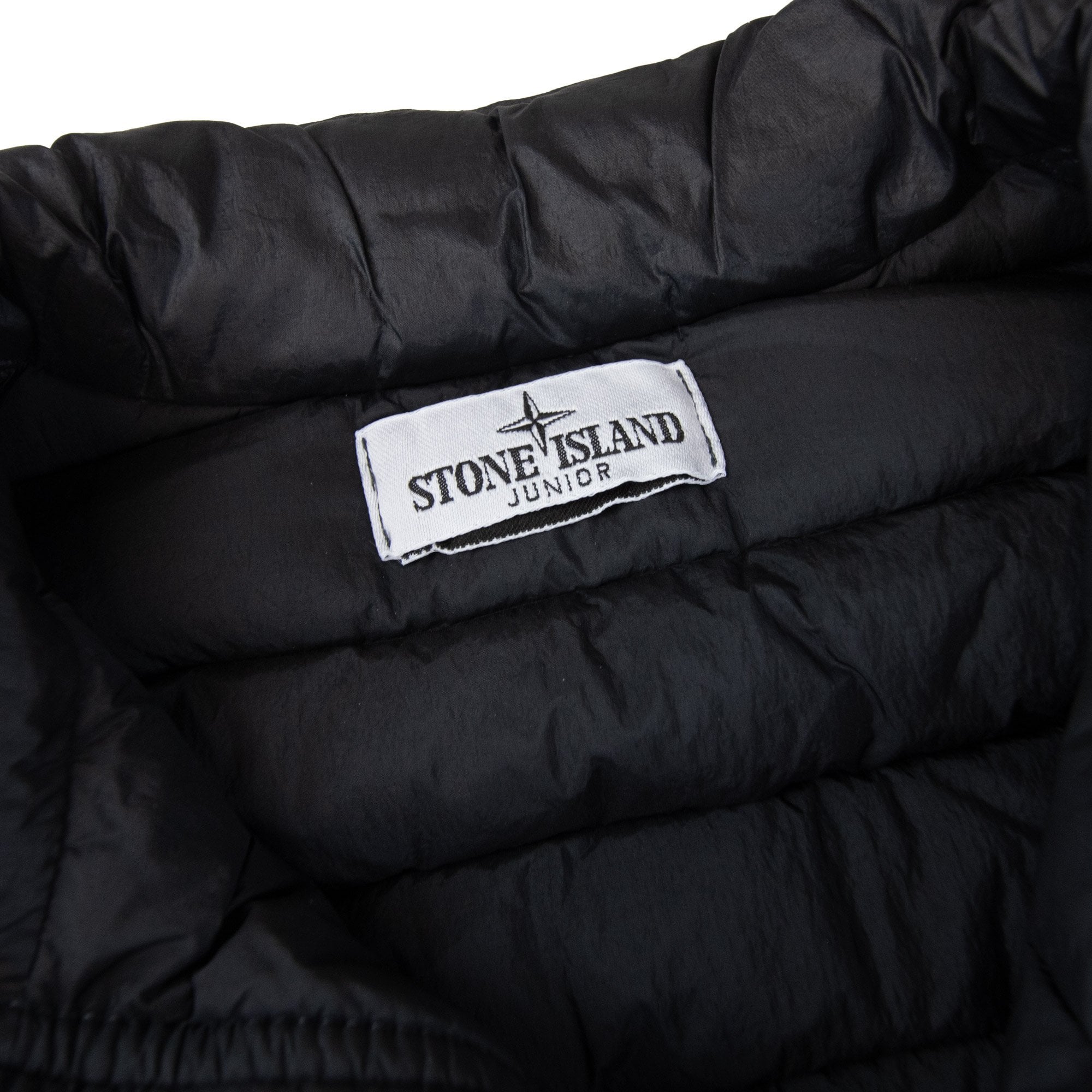 Stone Island Junior G0224 Loom Woven Chambers R-nylon Down-tc Black V0029