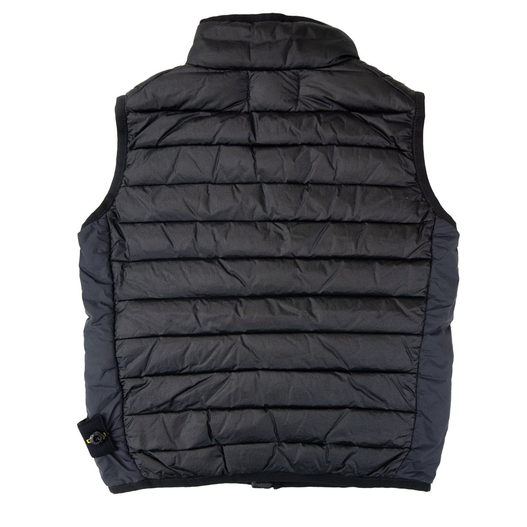 Stone Island Junior G0224 Loom Woven Chambers R-nylon Down-tc Black V0029