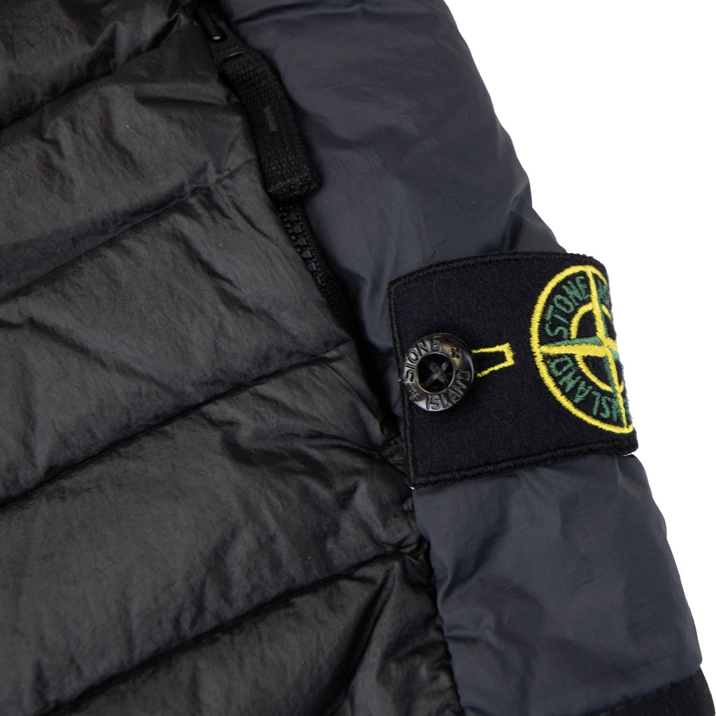 Stone Island Junior G0224 Loom Woven Chambers R-nylon Down-tc Black V0029