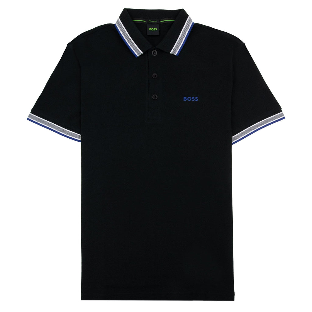Hugo Boss Paddy Embroidered Logo Polo Black 009