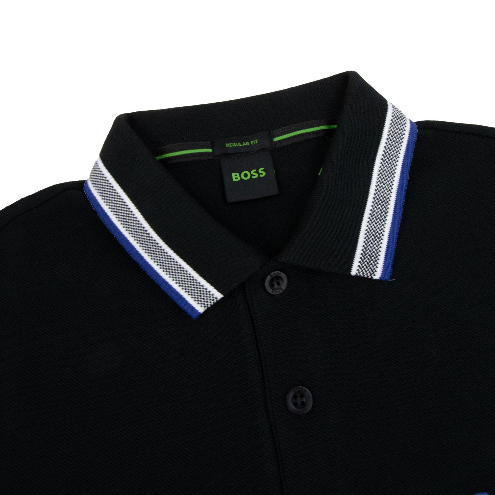 Hugo Boss Paddy Embroidered Logo Polo Black 009
