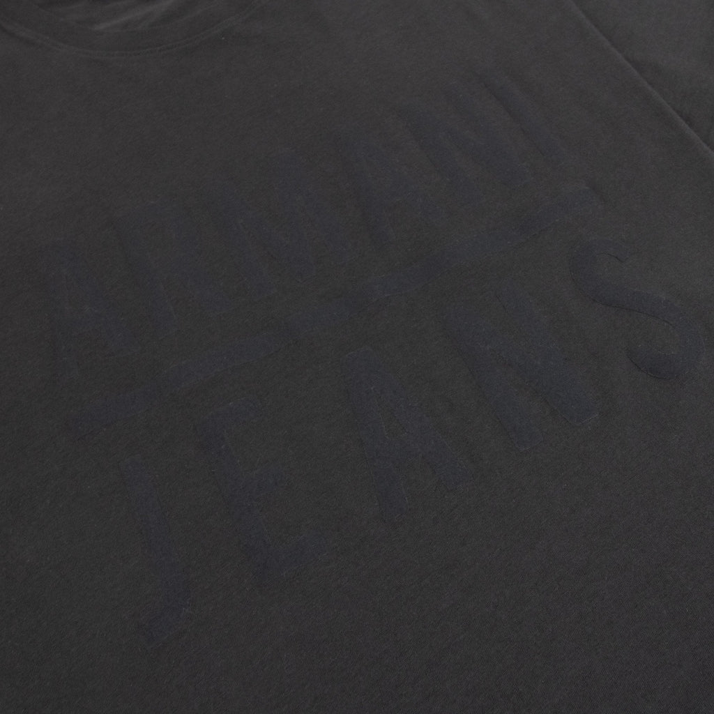 Armani Jeans Embossed Logo T Shirt Black