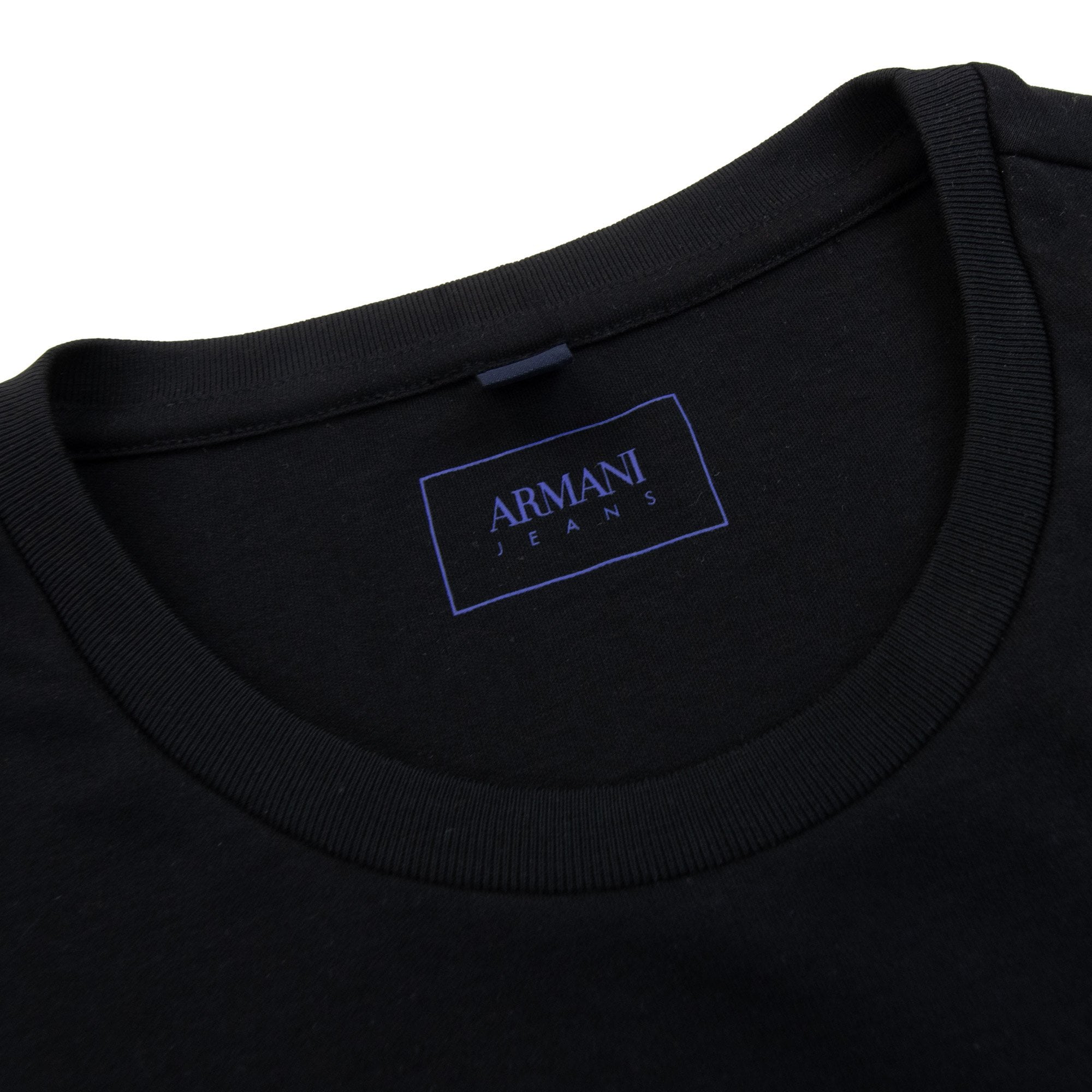 Armani Jeans Box Logo T Shirt Black