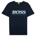 Hugo Boss Tee 7 Logo T Shirt Navy 410