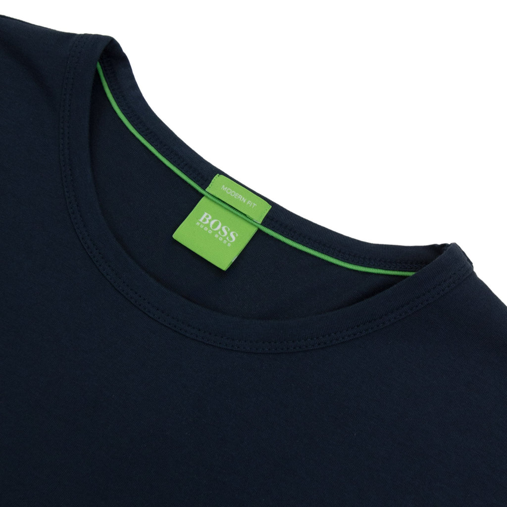Hugo Boss Tee 7 Logo T Shirt Navy 410