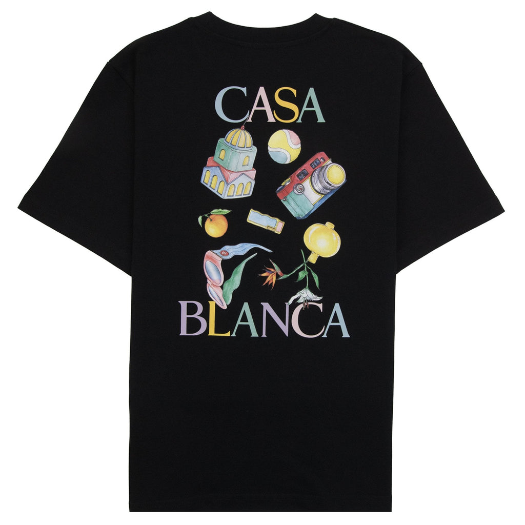 Casablanca Objets En Vrac Printed T Shirt Black