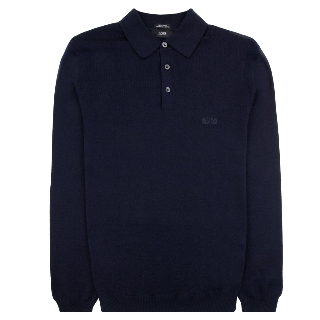 Hugo Boss Banet-b Knit Polo Navy