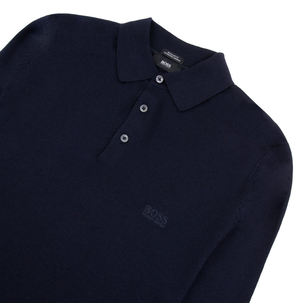 Hugo Boss Banet-b Knit Polo Navy