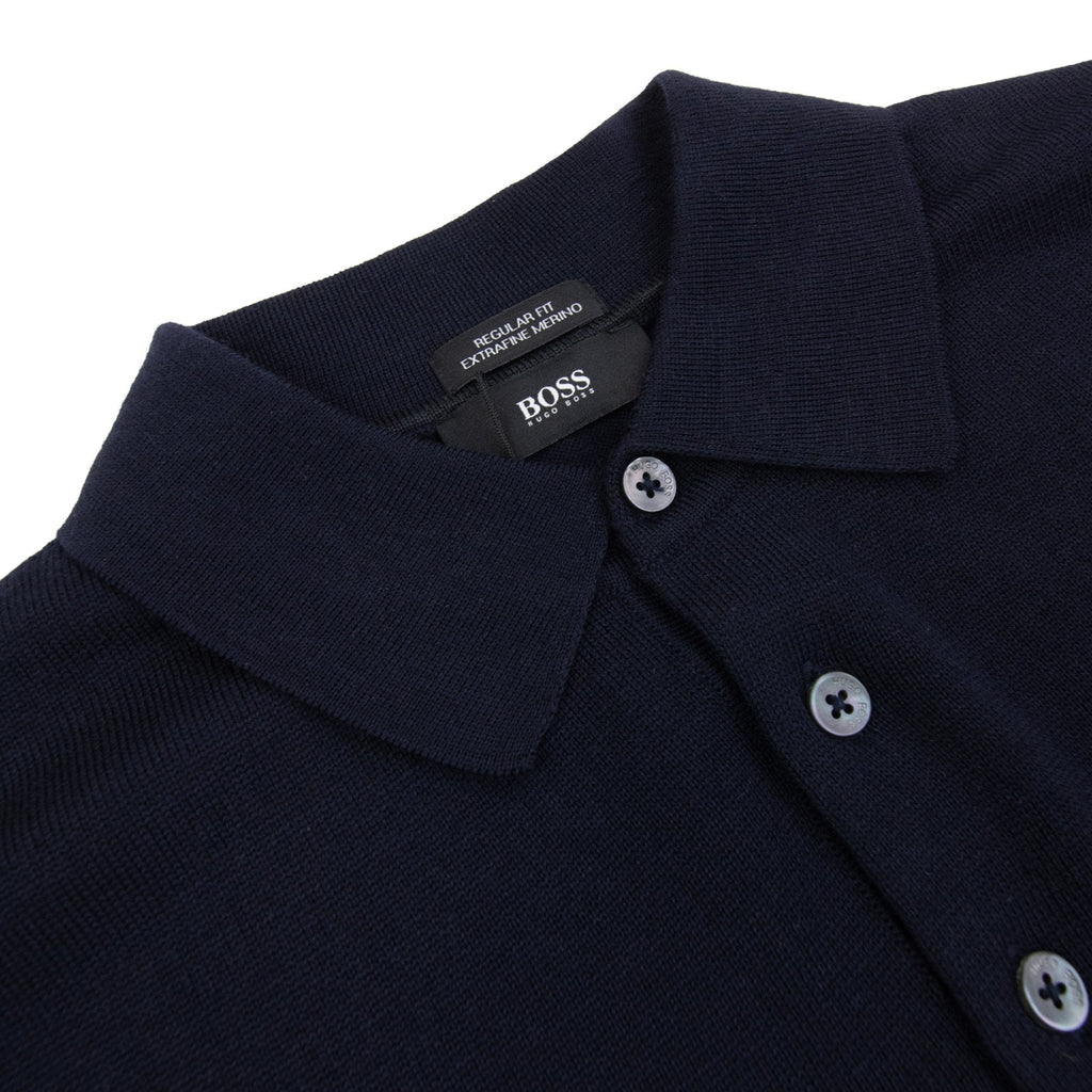 Hugo Boss Banet-b Knit Polo Navy