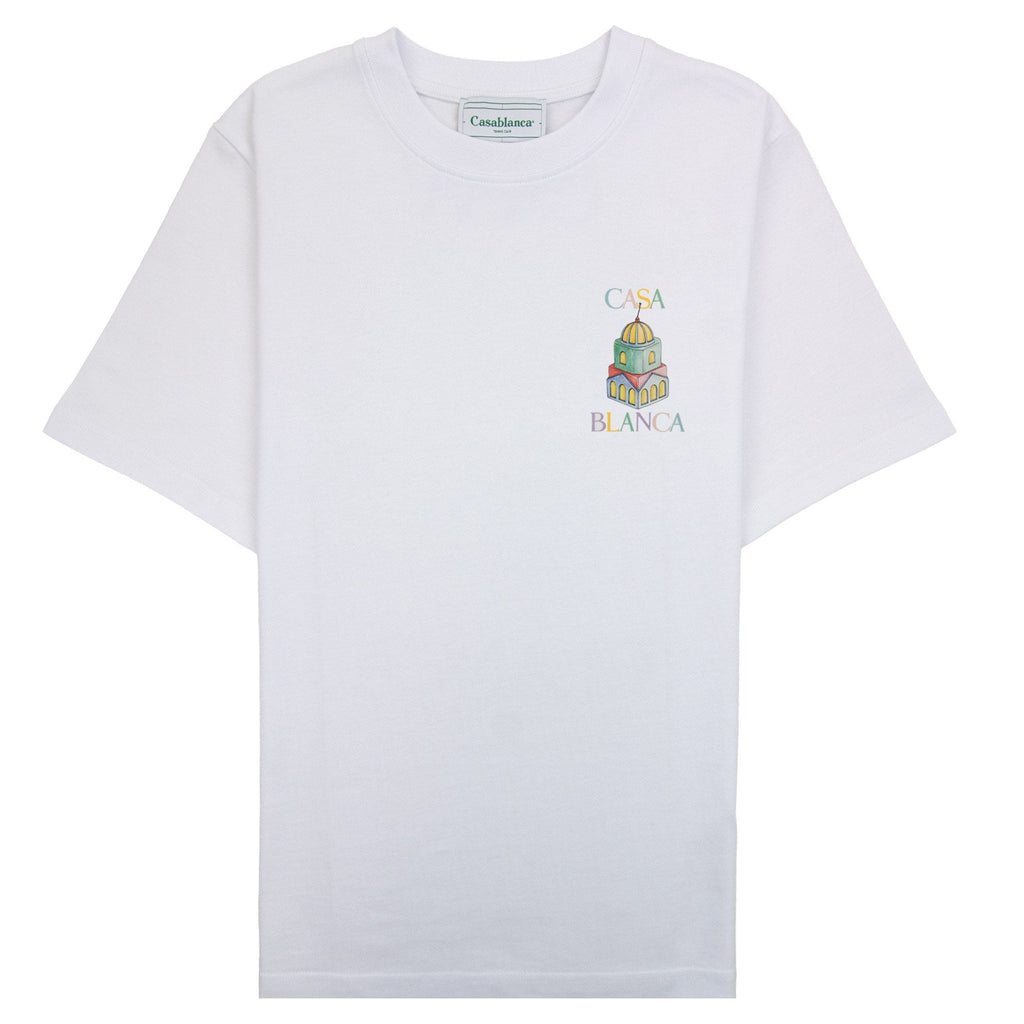 Casablanca Objets En Vrac Printed T Shirt White 001