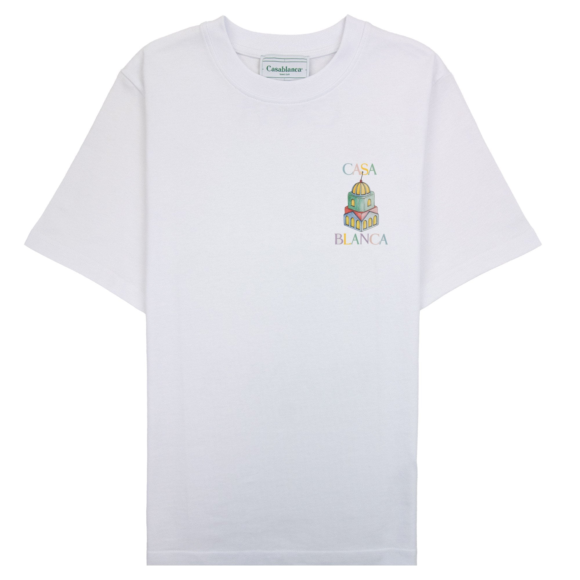 Casablanca Objets En Vrac Printed T Shirt White 001