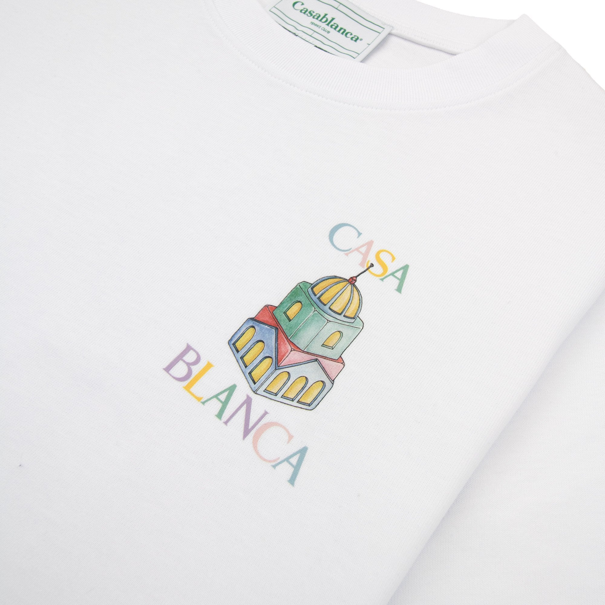 Casablanca Objets En Vrac Printed T Shirt White 001
