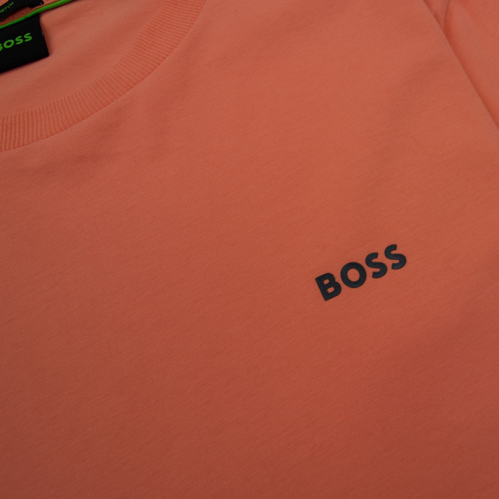 Hugo Boss Tee Contrast Logo T Shirt Orange 650
