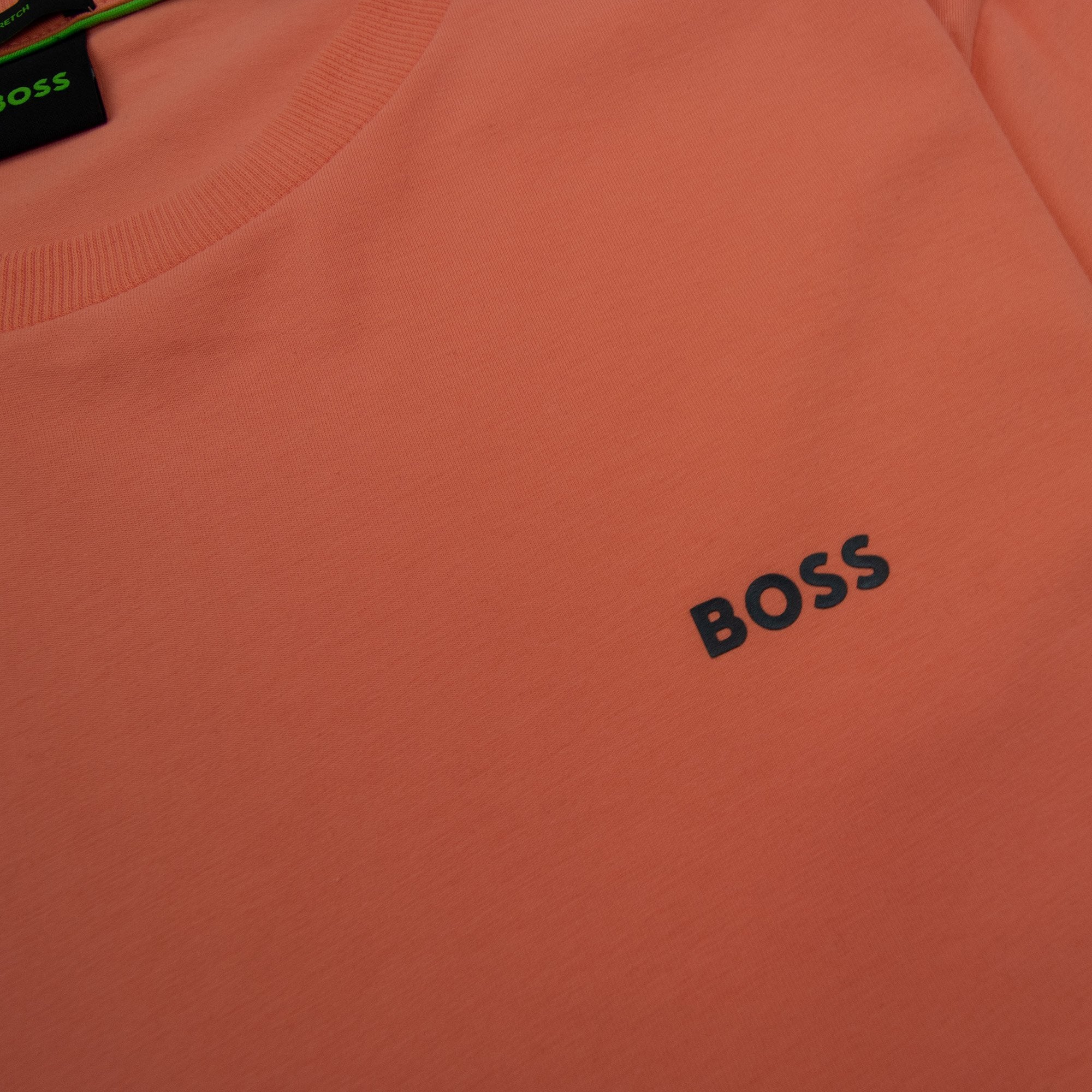 Hugo Boss Tee Contrast Logo T Shirt Orange 650