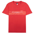Armani Jeans Dial Aj 0039 Logo T Shirt Rosso Red