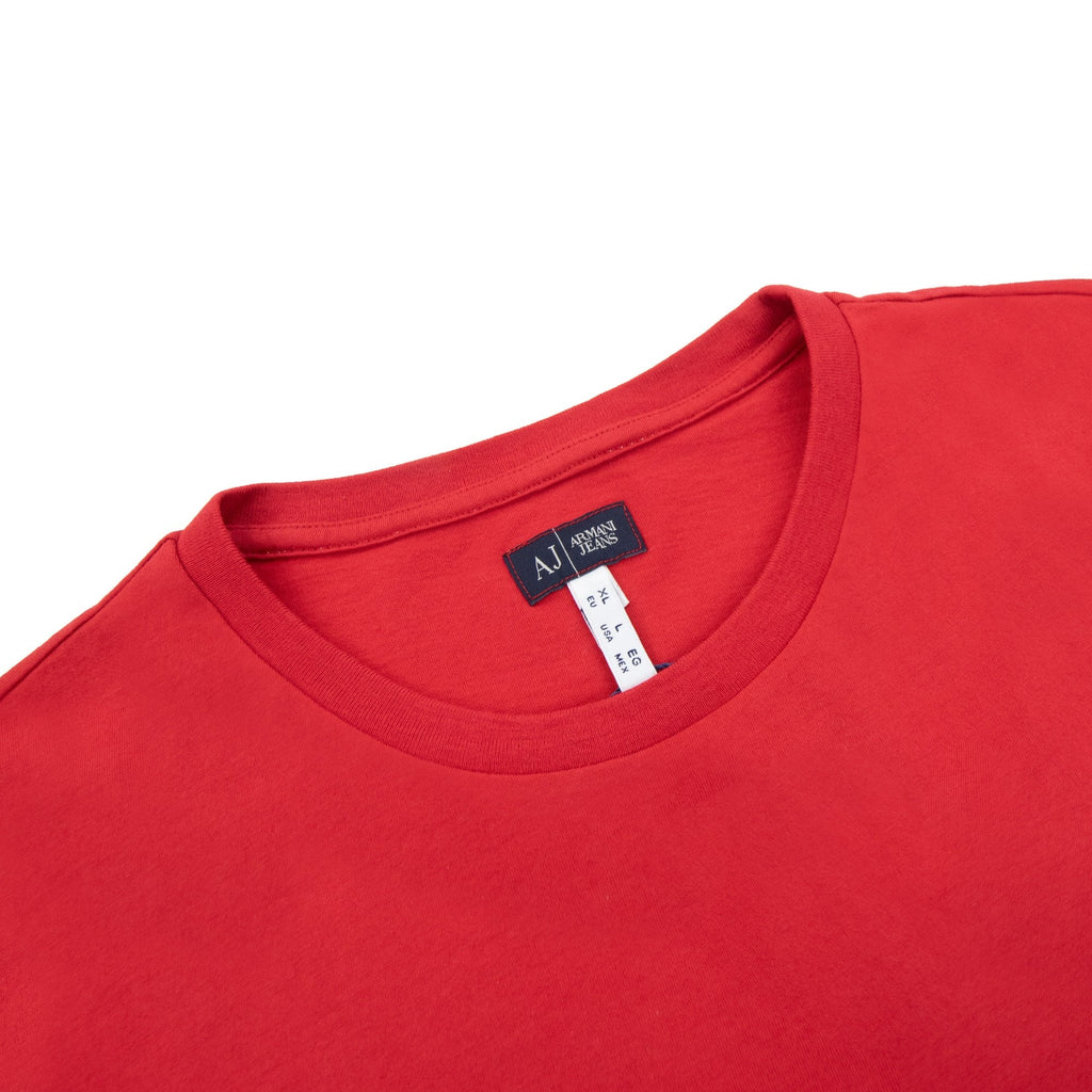 Armani Jeans Dial Aj 0039 Logo T Shirt Rosso Red
