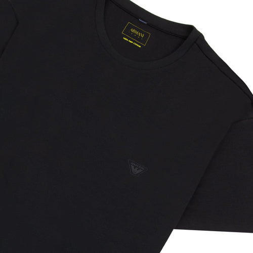 Armani Jeans Eagle Logo T Shirt Black