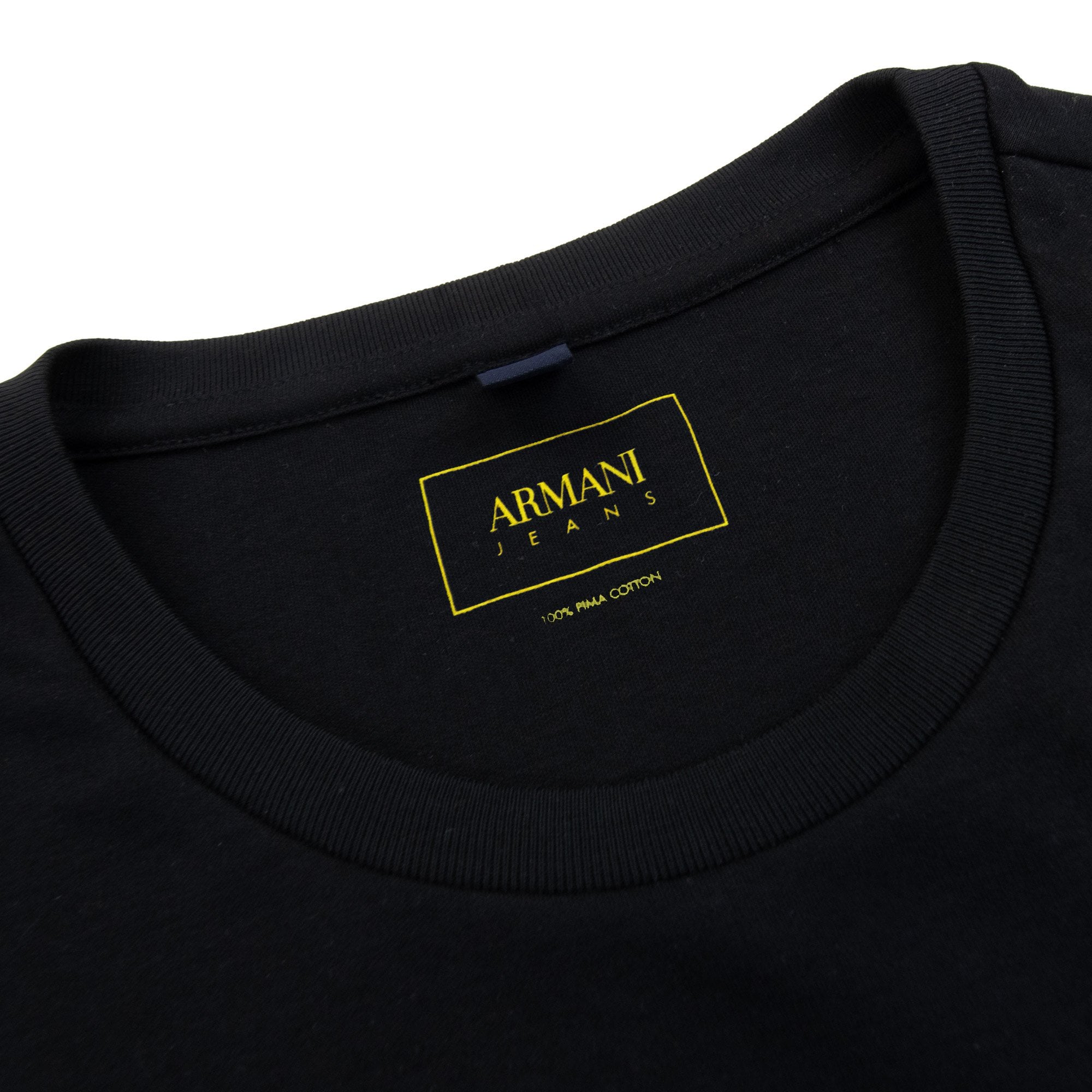 Armani Jeans Eagle Logo T Shirt Black