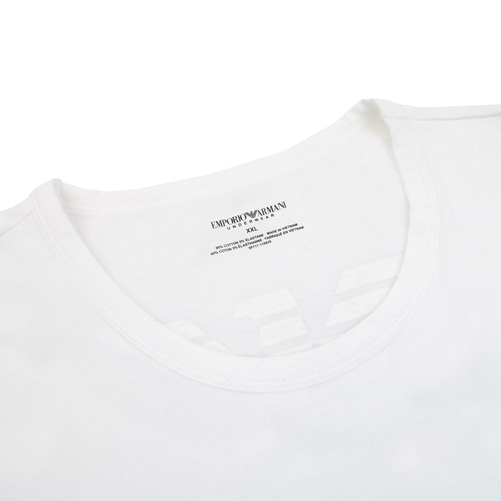 Emporio Armani Ea Underwear Back Logo Tee White