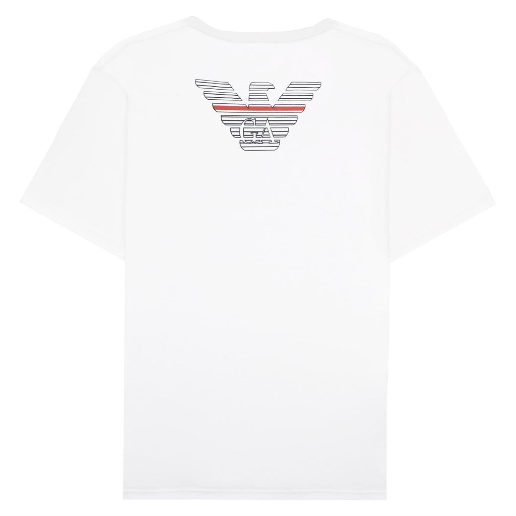 Emporio Armani Ea Underwear Back Logo Tee White
