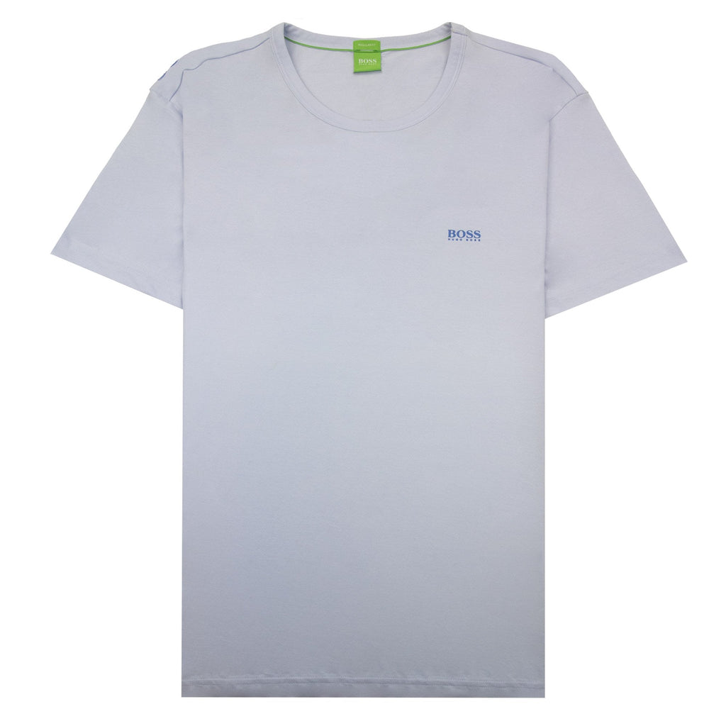 Hugo Boss Regular-fit T-shirt With Contrast Logo Sky Blue