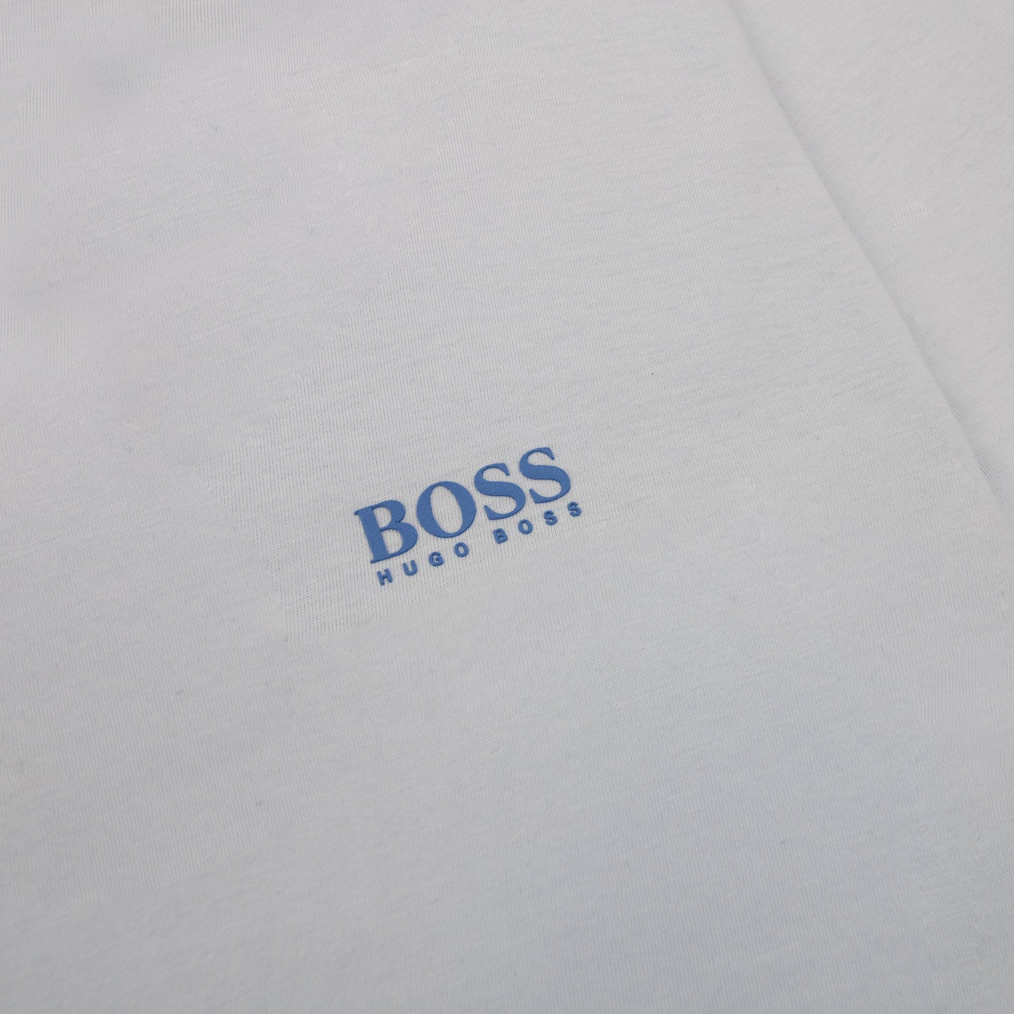 Hugo Boss Regular-fit T-shirt With Contrast Logo Sky Blue