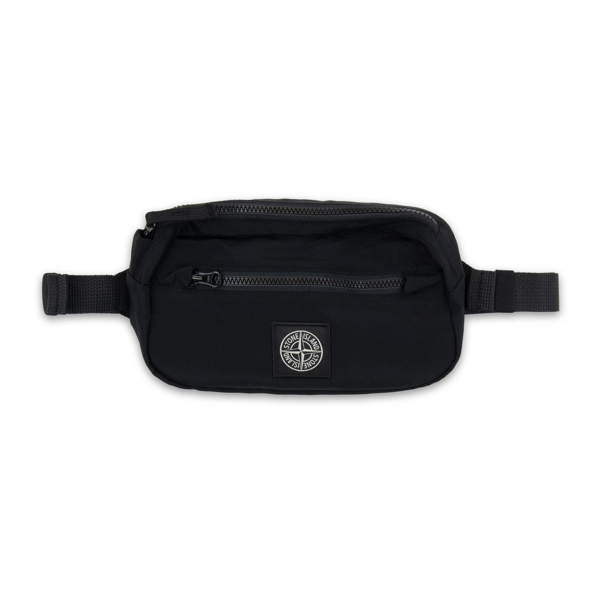 Stone Island Junior 91564 Nylon Metal Pouch Bag Black V0029
