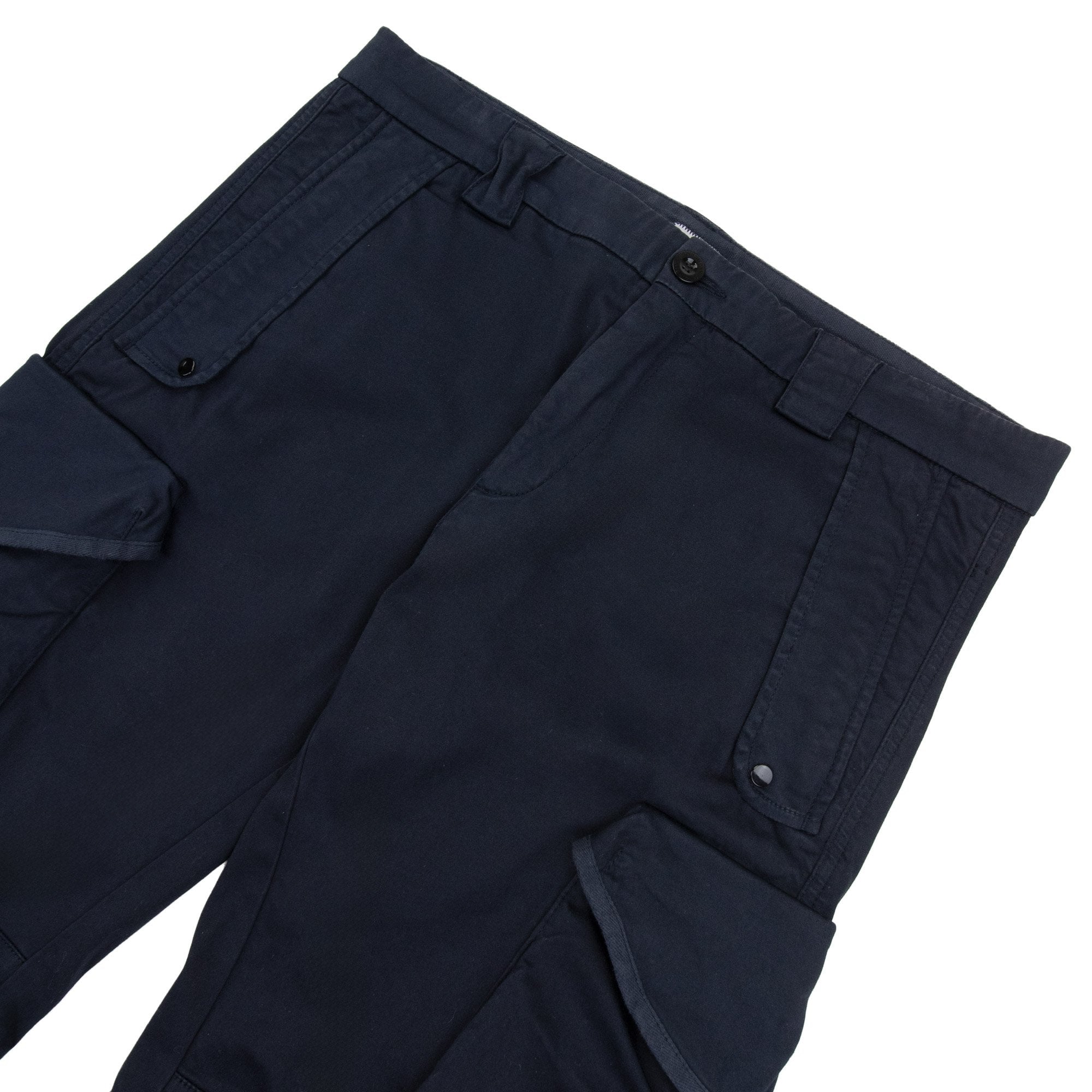 Cp Company Stretch Garment-dyed Utility Cargo Pants Navy 888