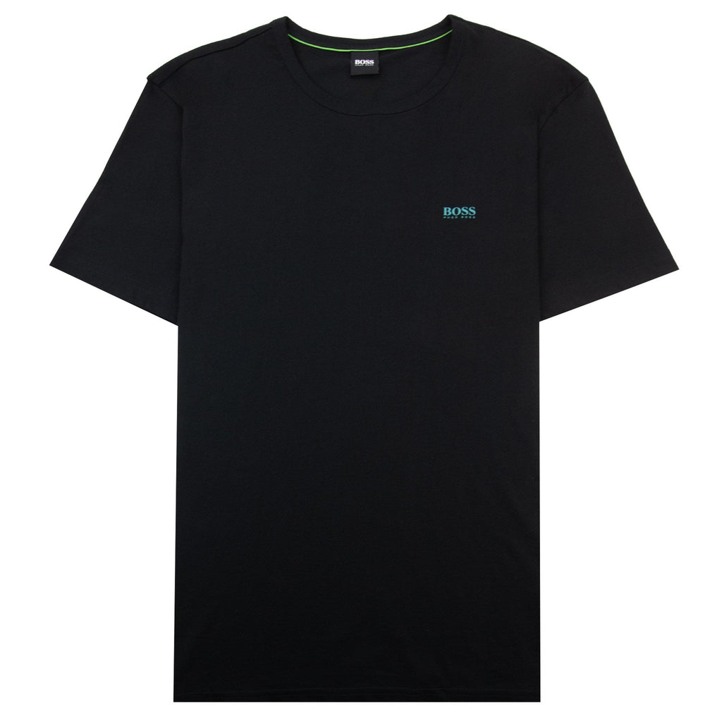 Hugo Boss Regular-fit T-shirt With Contrast Logo Black 011