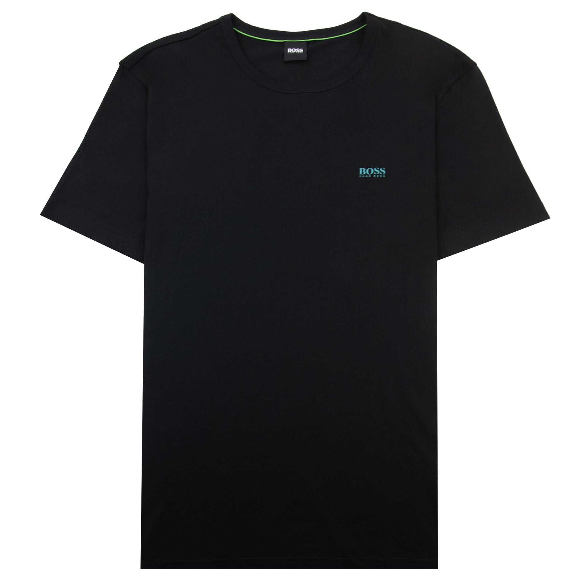 Hugo Boss Regular-fit T-shirt With Contrast Logo Black 011